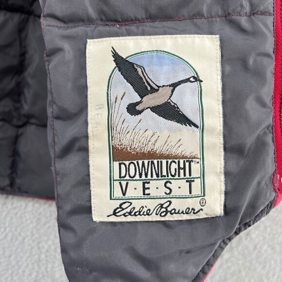 Vintage Eddie Bauer Quilted Down Vest Size XXL Mens Tall - Picture 12 of 12